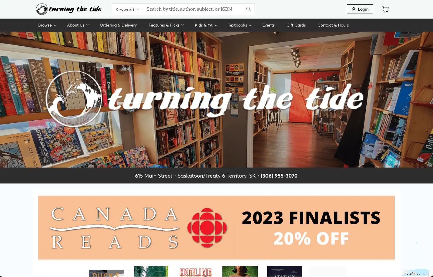 Turning the Tide Bookstore